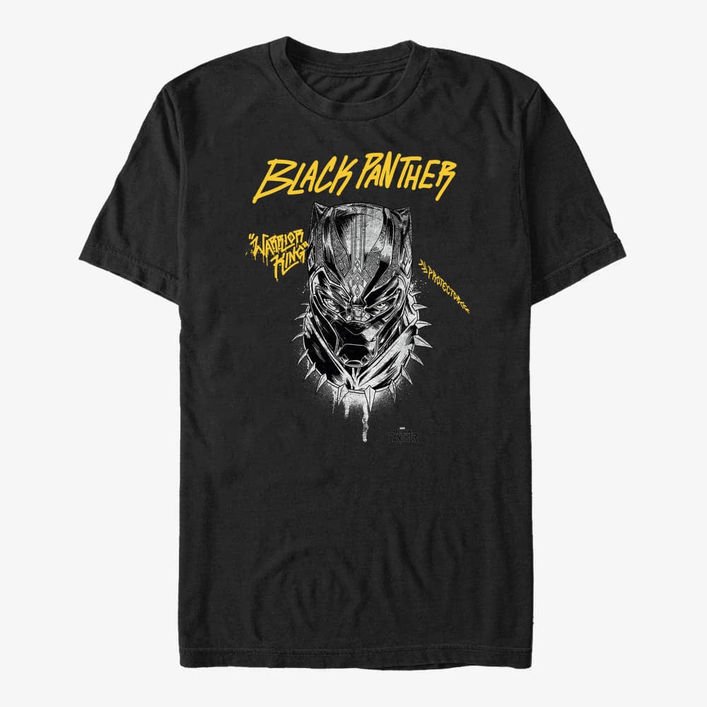T-shirts Merch Marvel Black Panther: Movie - Street Panther Unisex T-Shirt Black