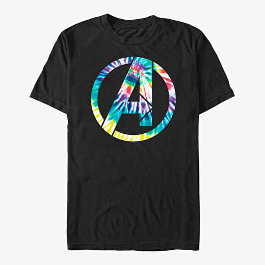 T-shirt Merch Marvel Avengers Classic - Avengers Tie Unisex T-Shirt Black
