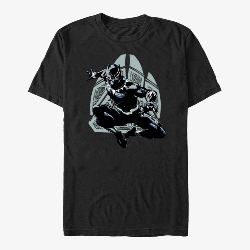 T-shirts Merch Marvel Avengers Classic - Simple Paw Unisex T-Shirt Black