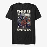 Merch Star Wars: The Mandalorian - The Way Unisex T-Shirt Black
