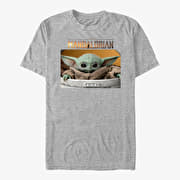 Merch Star Wars: The Mandalorian - Small Box Unisex T-Shirt Heather Grey