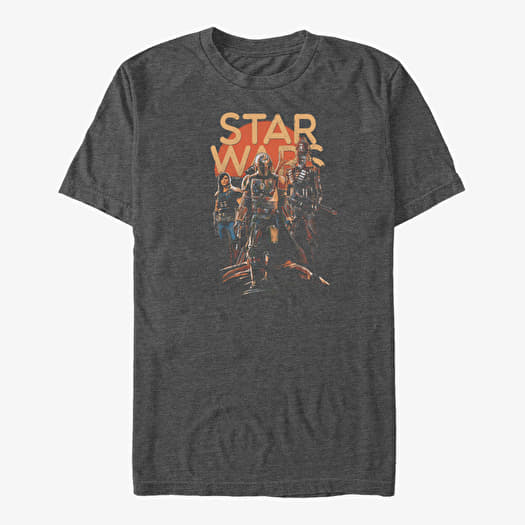T-shirt Merch Star Wars: The Mandalorian - A Few Credits More Unisex T-Shirt Dark Heather Grey
