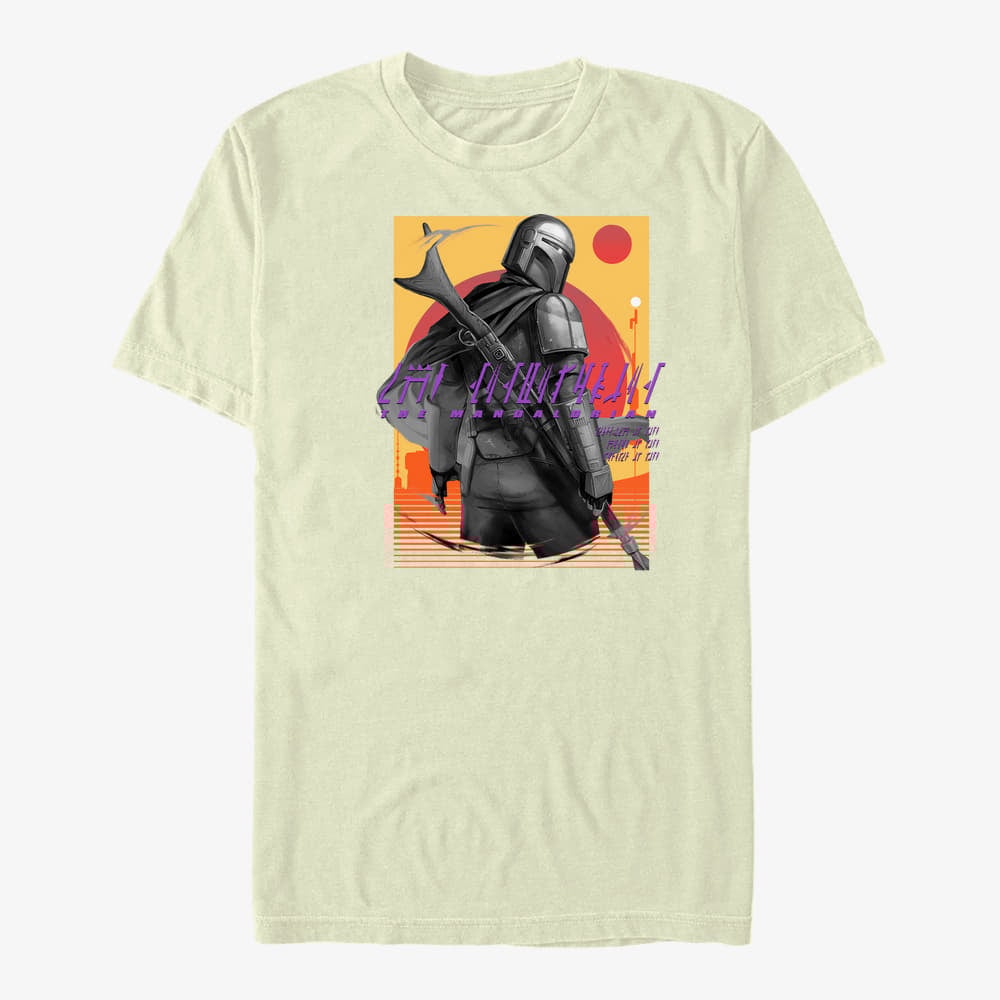 T-paidat Merch Star Wars: The Mandalorian - Western Slinger Unisex T-Shirt Natural