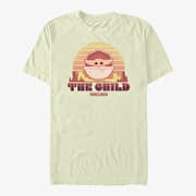 Merch Star Wars: The Mandalorian - Sunset Child Unisex T-Shirt Natural