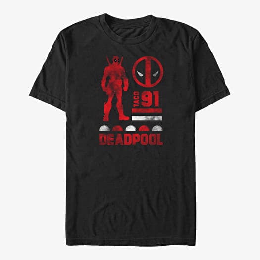 T-shirt Merch Marvel Deadpool - Deadpool Sil Unisex T-Shirt Black