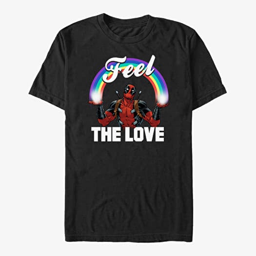T-särk Merch Marvel Deadpool - Feel the Love Unisex T-Shirt Black