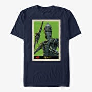 Merch Star Wars: The Mandalorian - IG Poster Unisex T-Shirt Navy Blue