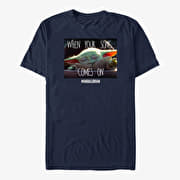 Merch Star Wars: The Mandalorian - Song Meme Unisex T-Shirt Navy Blue