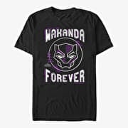 Merch Marvel Black Panther: Movie - Wakanda Forever Unisex T-Shirt Black