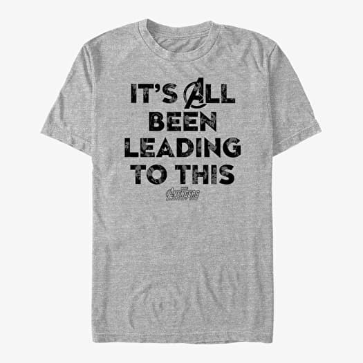 T-shirt Merch Marvel Avengers: Infinity War - All Been Leading To This Unisex T-Shirt Heather Grey