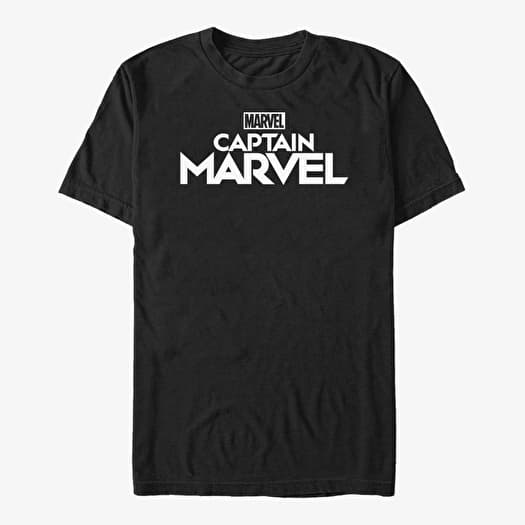 Majica Merch Captain Marvel: Movie - Plain Captain Marvel Logo Unisex T-Shirt Black