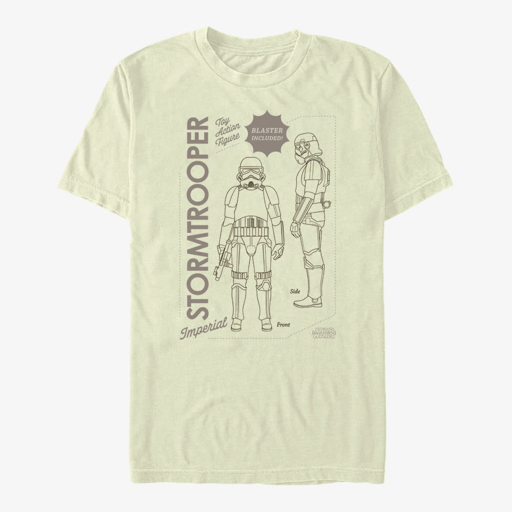 Футболки Merch Star Wars: The Mandalorian - Trooper Poster Unisex T-Shirt Natural
