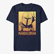 Merch Star Wars: The Mandalorian - Mando Way Unisex T-Shirt Navy Blue