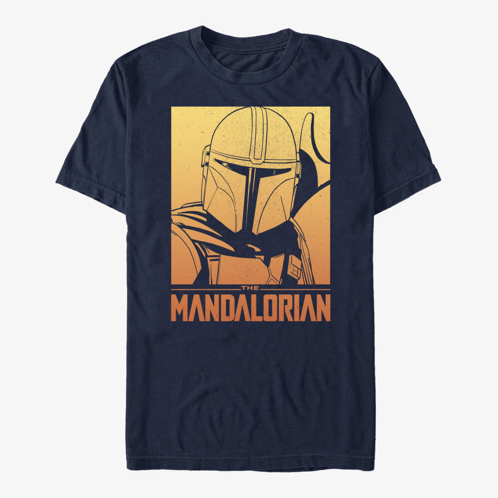 Футболки Merch Star Wars: The Mandalorian - Mando Way Unisex T-Shirt Navy Blue