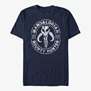 Merch Star Wars: The Mandalorian - Gun for Hire Unisex T-Shirt Navy Blue