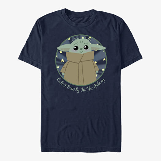 T-shirt Merch Star Wars: The Mandalorian - Mandalorian Cute Child Unisex T-Shirt Navy Blue