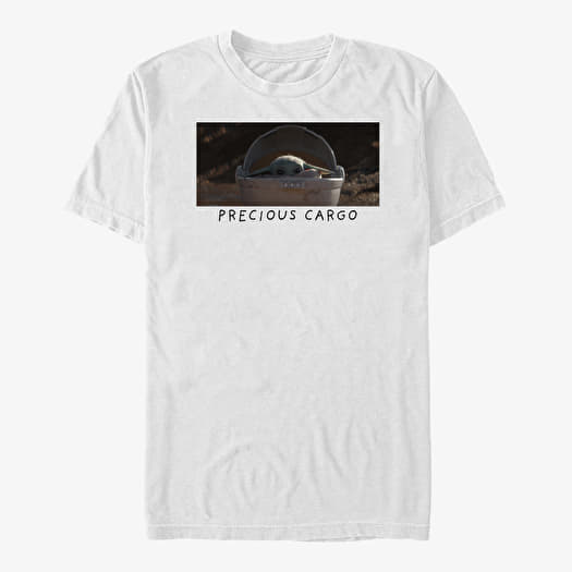 T-shirt Merch Star Wars: The Mandalorian - Precious Cargo Unisex T-Shirt White