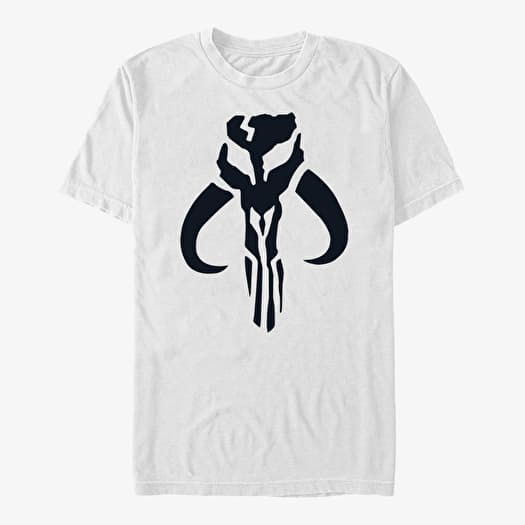 T-shirt Merch Star Wars: The Mandalorian - Simple Symbol Unisex T-Shirt White