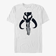 Merch Star Wars: The Mandalorian - Simple Symbol Unisex T-Shirt White