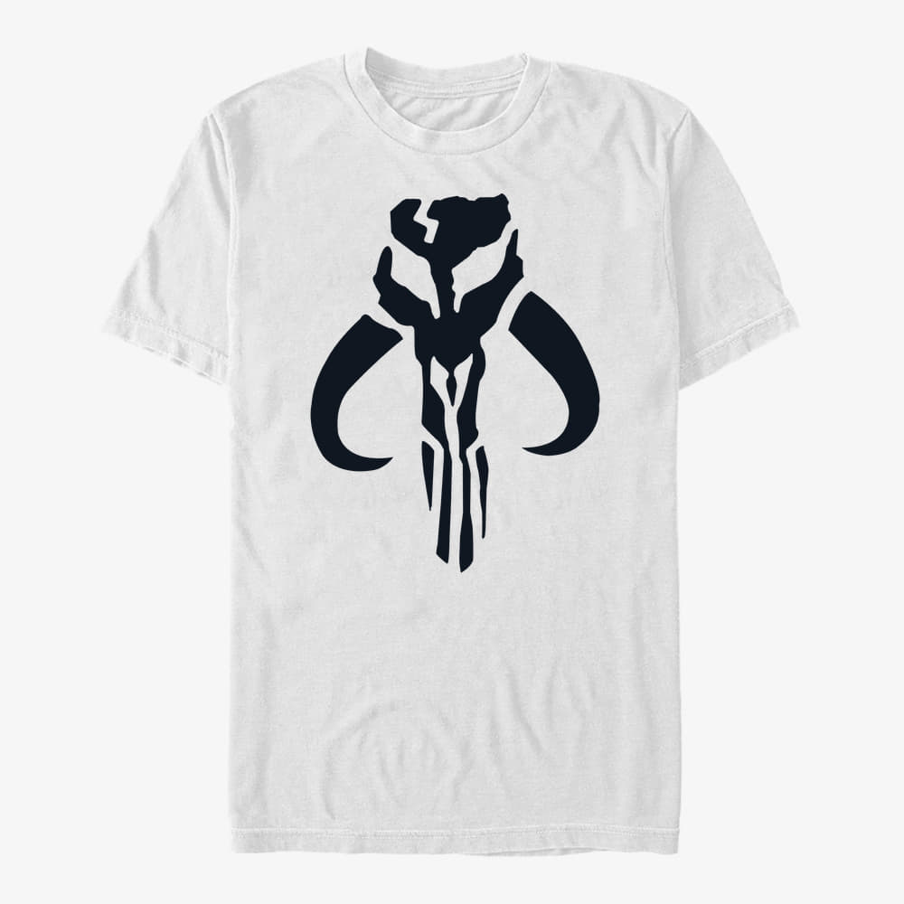 Тениски Merch Star Wars: The Mandalorian - Simple Symbol Unisex T-Shirt White