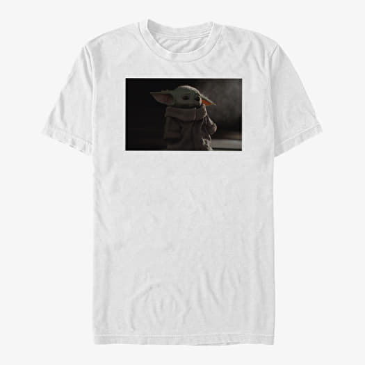 Camiseta Merch Star Wars: The Mandalorian - Sad Baby Unisex T-Shirt White