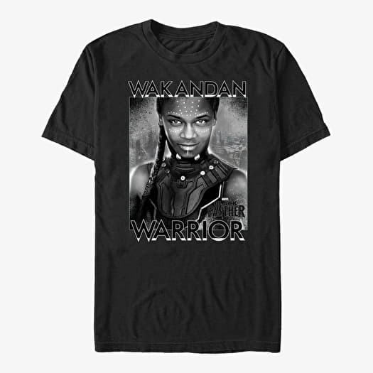 Camiseta Merch Marvel Black Panther: Movie - Shuri the Warrior Unisex T-Shirt Black