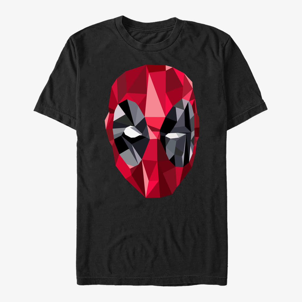 Tričká Merch Marvel Deadpool - Poly Deadpool Unisex T-Shirt Black