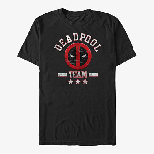 Tričko Merch Marvel Deadpool - Deadpool Team Stuff Unisex T-Shirt Black