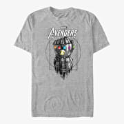 Merch Marvel Avengers: Infinity War - Ancient Gauntlet Unisex T-Shirt Heather Grey