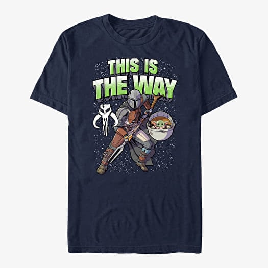 Merch Star Wars: The Mandalorian - The Mando Way Unisex T-Shirt Navy Blue