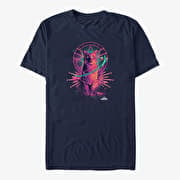 Merch Captain Marvel: Movie - Cat Goose Unisex T-Shirt Navy Blue