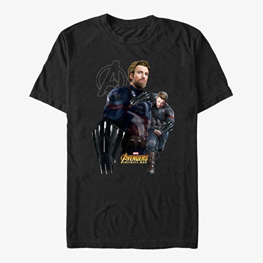 T-särk Merch Marvel Avengers: Infinity War - Caps Weapon Unisex T-Shirt Black