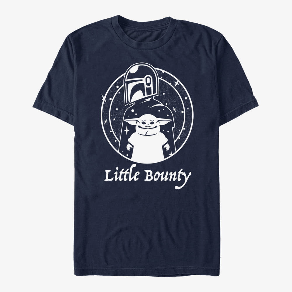 T-Shirts Merch Star Wars: The Mandalorian - Little Bounty Unisex T-Shirt Navy Blue