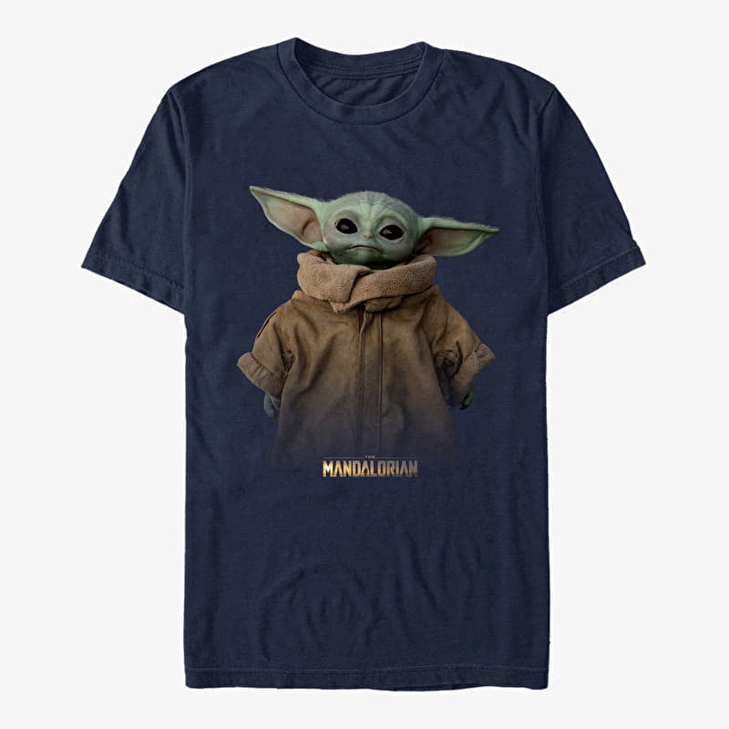 T-shirt Merch Star Wars: The Mandalorian - Full Size Unisex T-Shirt Navy Blue