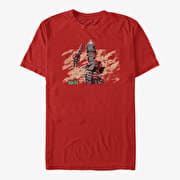Merch Star Wars: The Mandalorian - IG11 Droid Unisex T-Shirt Red
