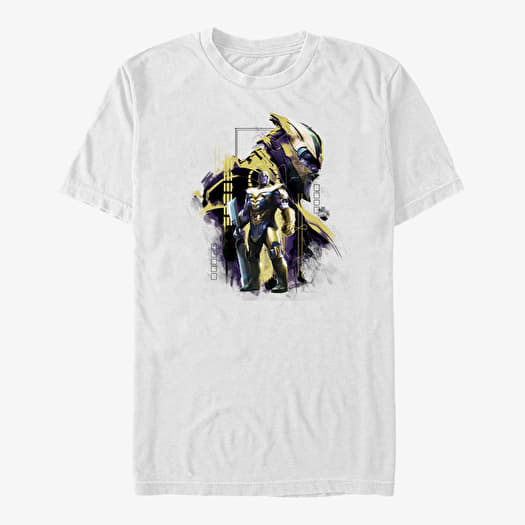 T-shirt Merch Marvel Avengers Endgame - Titan Frame Unisex T-Shirt White