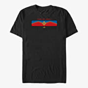 Merch Captain Marvel: Movie - Get the Message Unisex T-Shirt Black