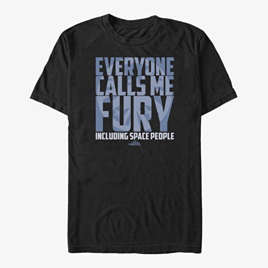 Тениска Merch Captain Marvel: Movie - Just Fury Unisex T-Shirt Black