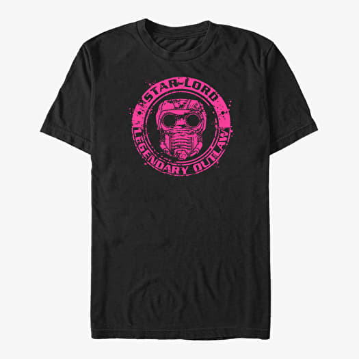 T-shirt Merch Marvel GOTG 2 - Star Lord Red Unisex T-Shirt Black