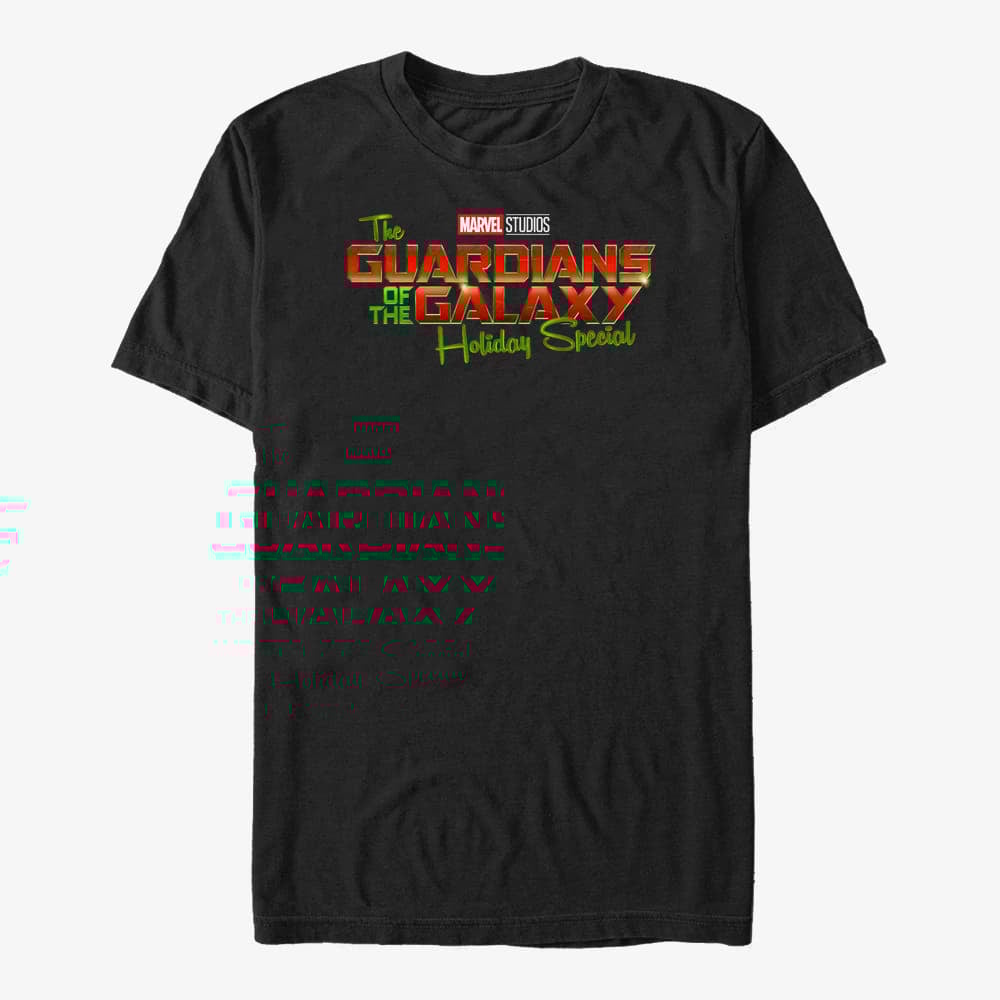 T-särgid Merch Marvel GOTG Classic - Heavy Metal Rocket Unisex T-Shirt Black