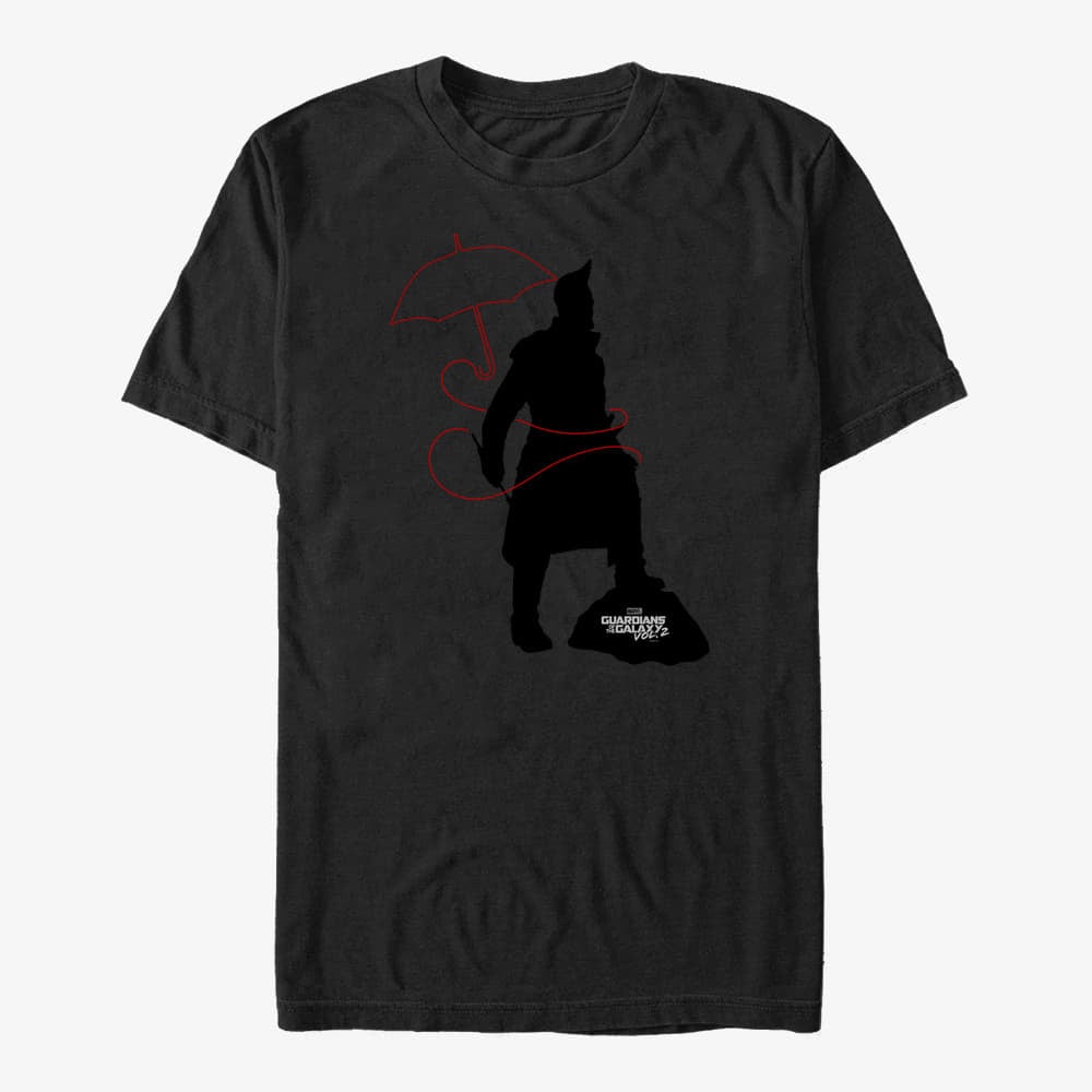 T-särgid Merch Marvel GOTG 2 - Space Rocket Unisex T-Shirt Black