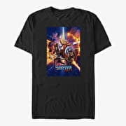 Merch Marvel GOTG Classic - Rocket Is Cool Unisex T-Shirt Black