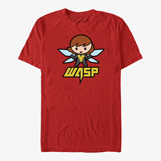 Tričko Merch Marvel Avengers Classic - Kawaii Wasp Unisex T-Shirt Red