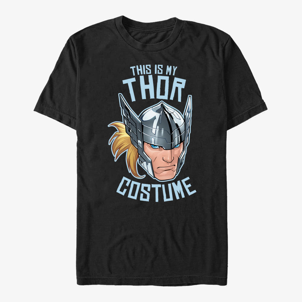 Pólók Merch Marvel Avengers Classic - Thor Costume Unisex T-Shirt Black