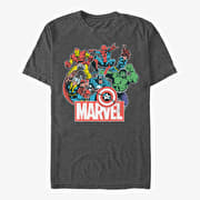 Merch Marvel Avengers Classic - Heroes of Today Unisex T-Shirt Dark Heather Grey