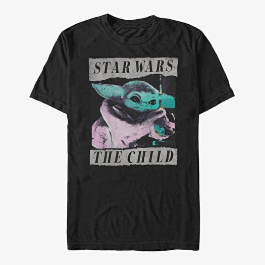 T-shirt Merch Star Wars: The Mandalorian - Grungy Photo Unisex T-Shirt Black
