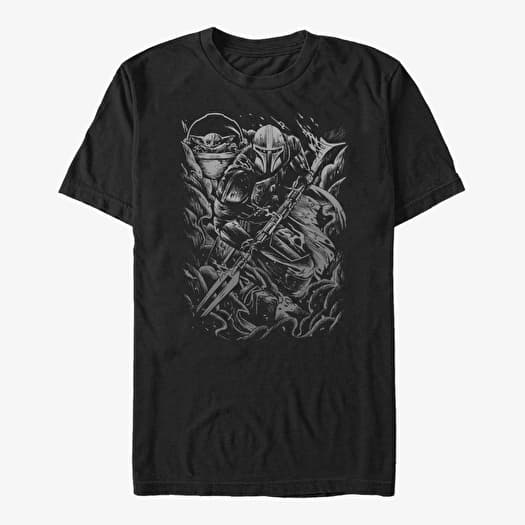Majica Merch Star Wars: The Mandalorian - BRAWL Unisex T-Shirt Black