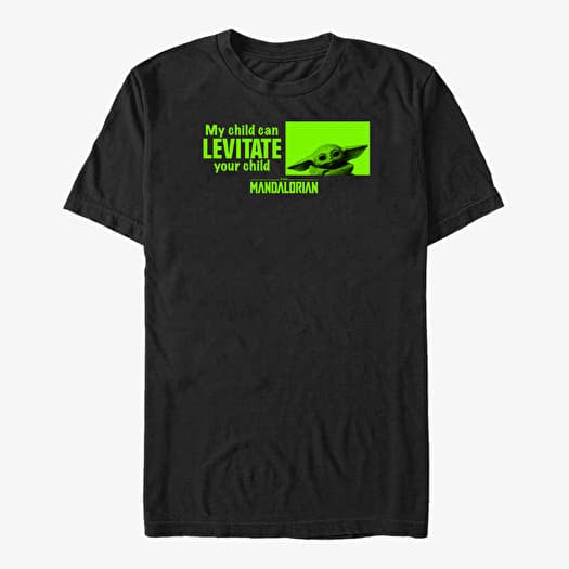 T-shirt Merch Star Wars: The Mandalorian - Levitate Child Unisex T-Shirt Black