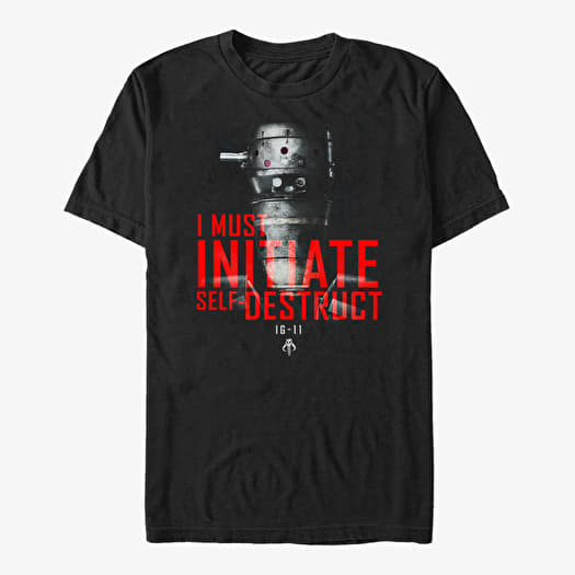 T-shirt Merch Star Wars: The Mandalorian - IG-Destruct Unisex T-Shirt Black