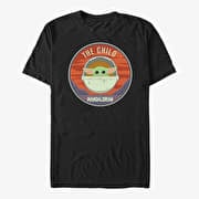 Merch Star Wars: The Mandalorian - The Child Bassinet Badge Unisex T-Shirt Black
